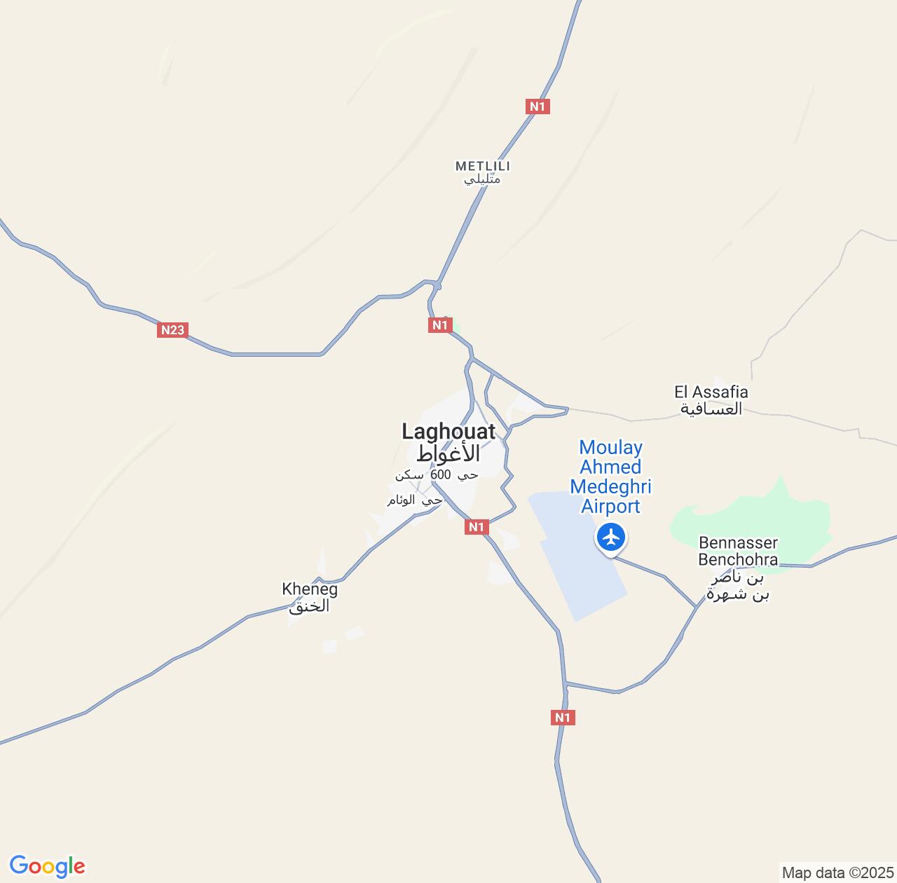 Map image for Intellectual Property Lawyers in Laghouat and Algeria IP firms at coordinates  ; .
