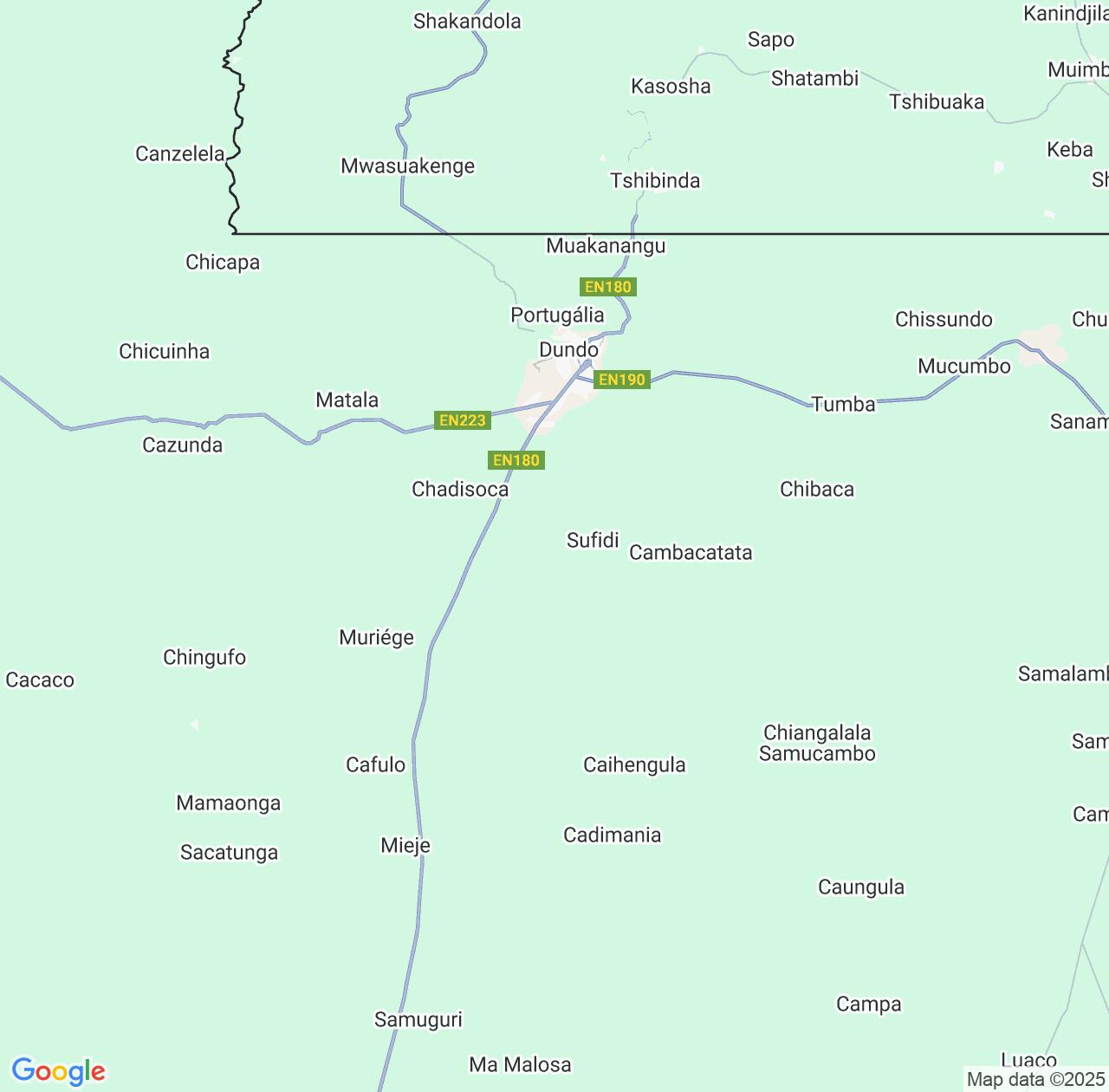 Map image for Intellectual Property Lawyers in Chitato and Luanda Norte IP firms at coordinates  ; .