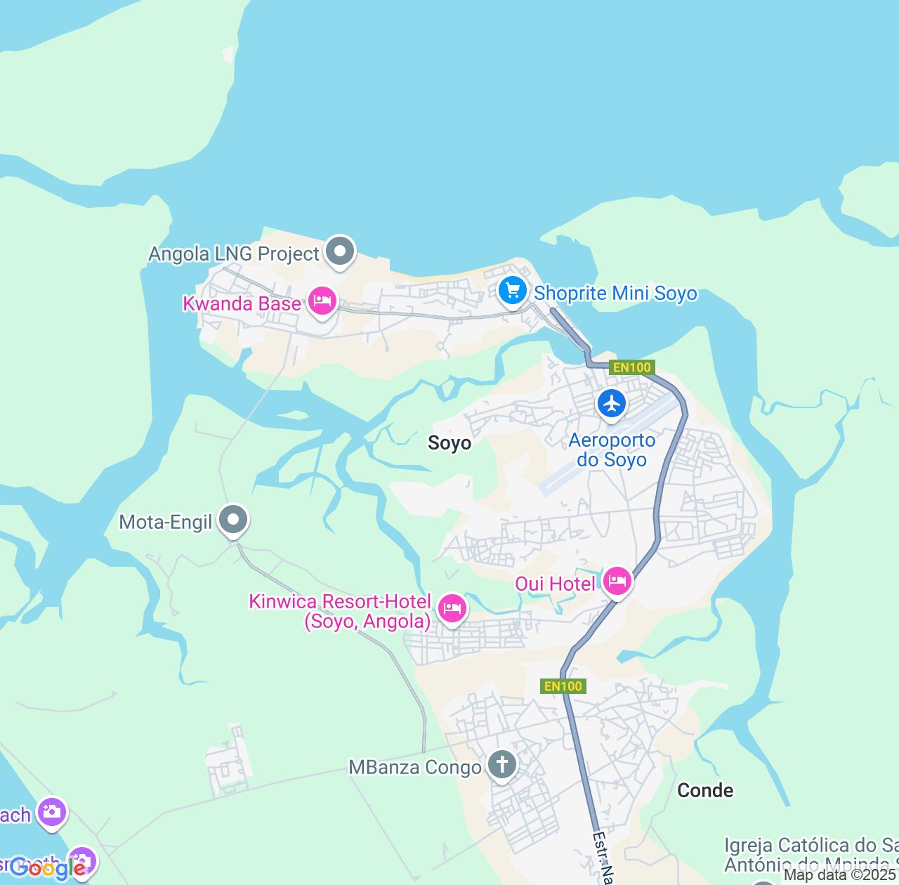 Map image for Intellectual Property Lawyers in Soyo and Zaire IP firms at coordinates  ; .