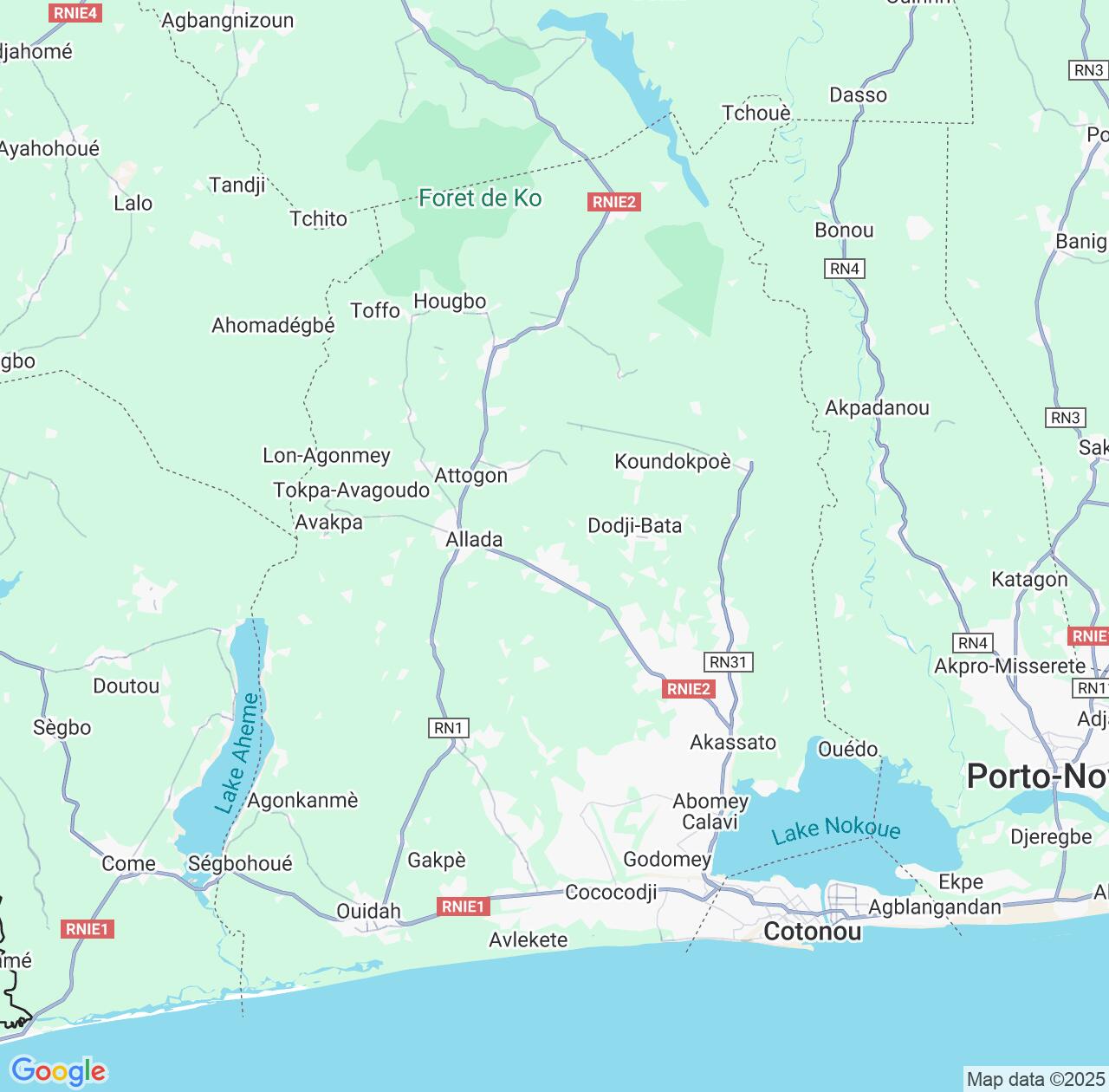 Map image for Intellectual Property Lawyers in Atlantique and Benin IP firms at coordinates  ; .