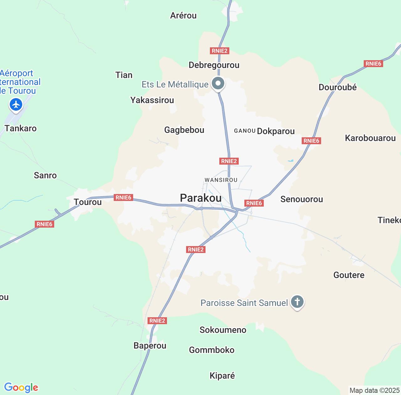 Map image for Intellectual Property Lawyers in Parakou and Borgou IP firms at coordinates  ; .