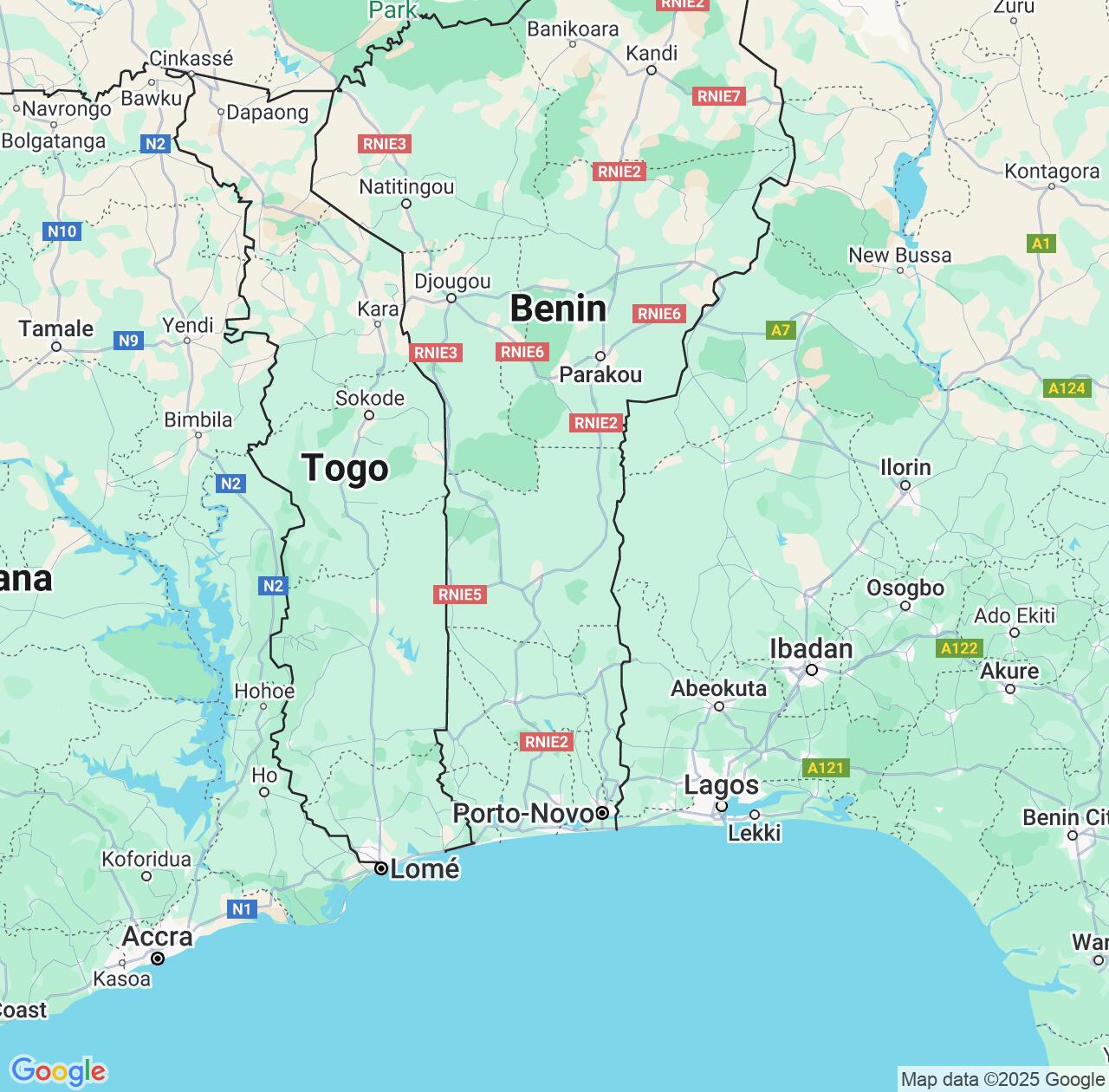Map image for Intellectual Property Lawyers in Ouémé and Benin IP firms at coordinates  ; .