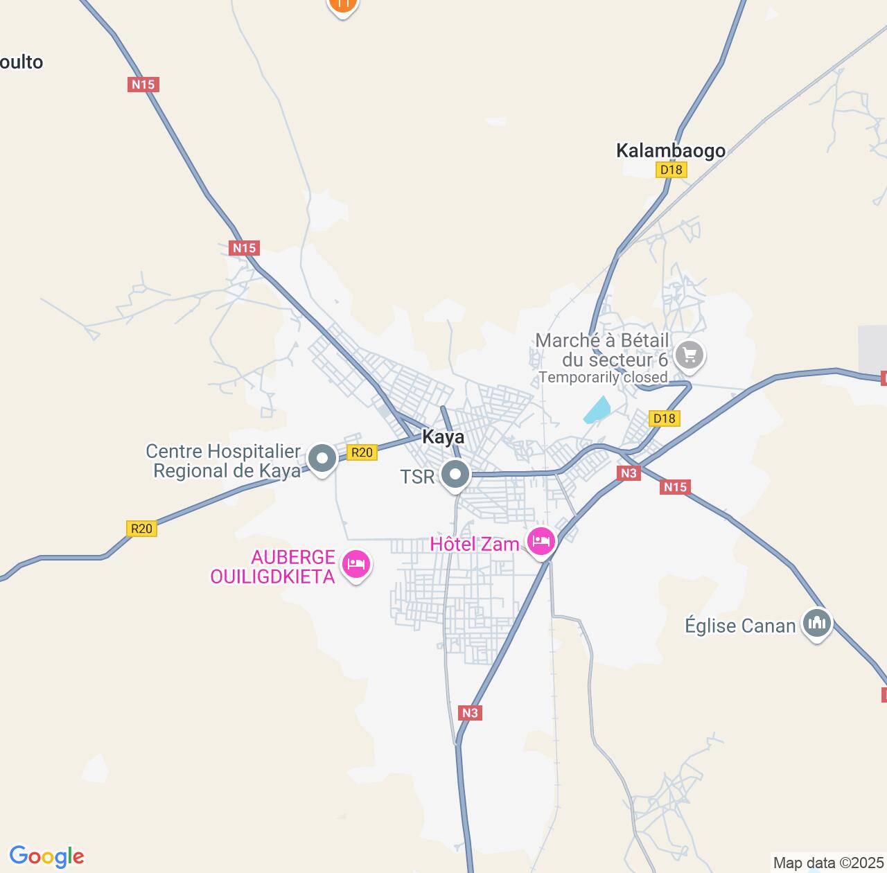 Map image for Intellectual Property Lawyers in Kaya and Centre-Nord IP firms at coordinates  ; .