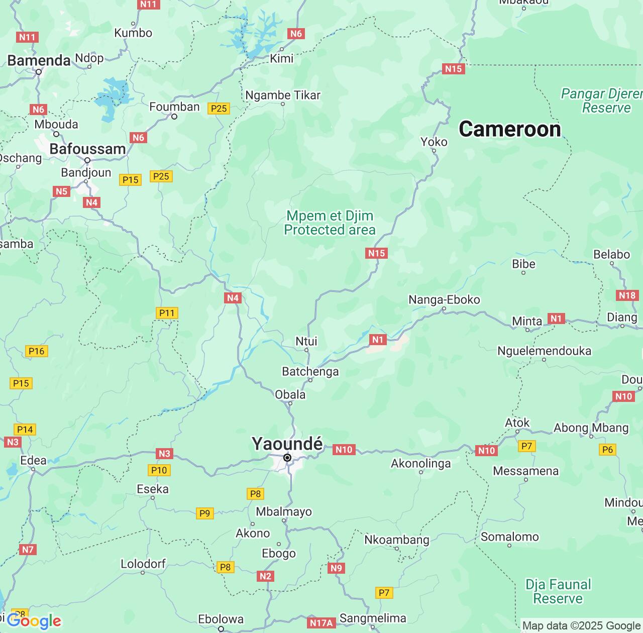 Map image for Intellectual Property Lawyers in Centre and Cameroon IP firms at coordinates  ; .