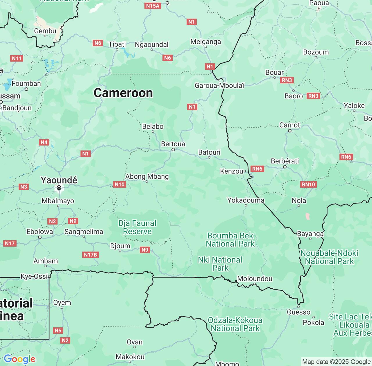 Map image for Intellectual Property Lawyers in East and Cameroon IP firms at coordinates  ; .