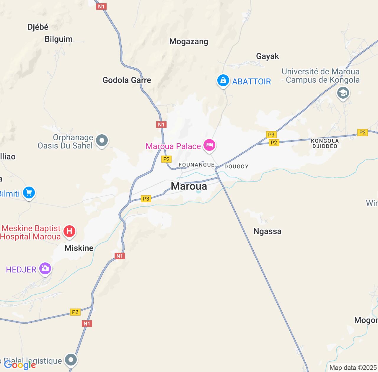 Map image for Intellectual Property Lawyers in Maroua and Far North IP firms at coordinates  ; .