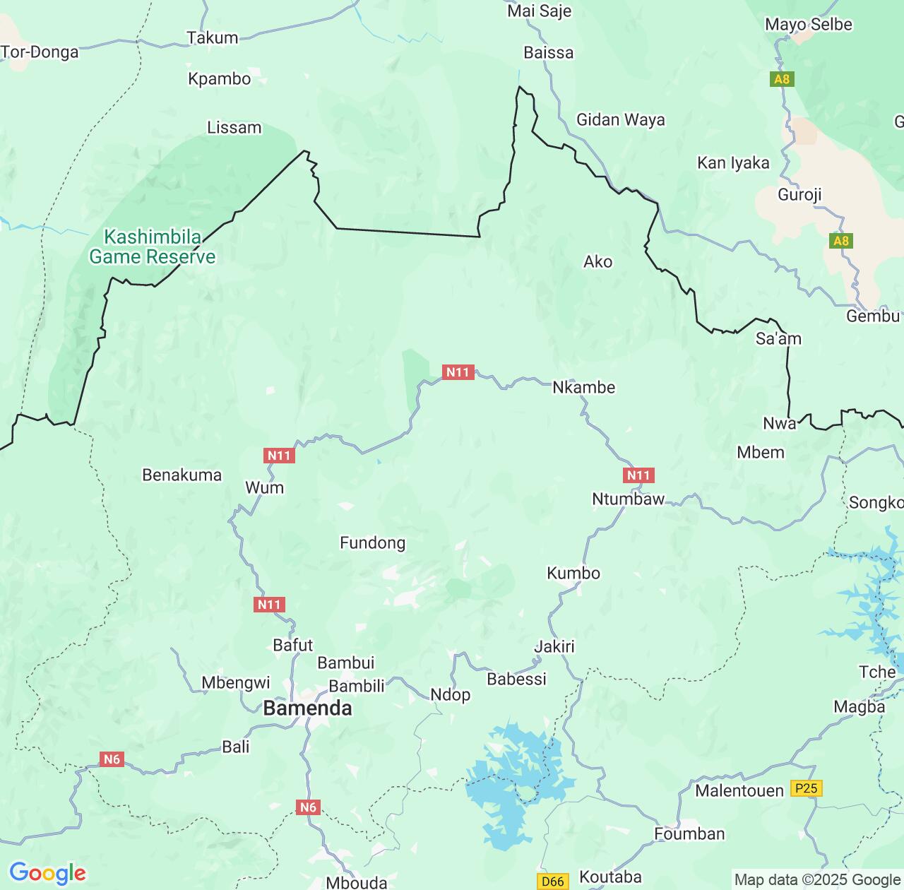 Map image for Intellectual Property Lawyers in North-West and Cameroon IP firms at coordinates  ; .