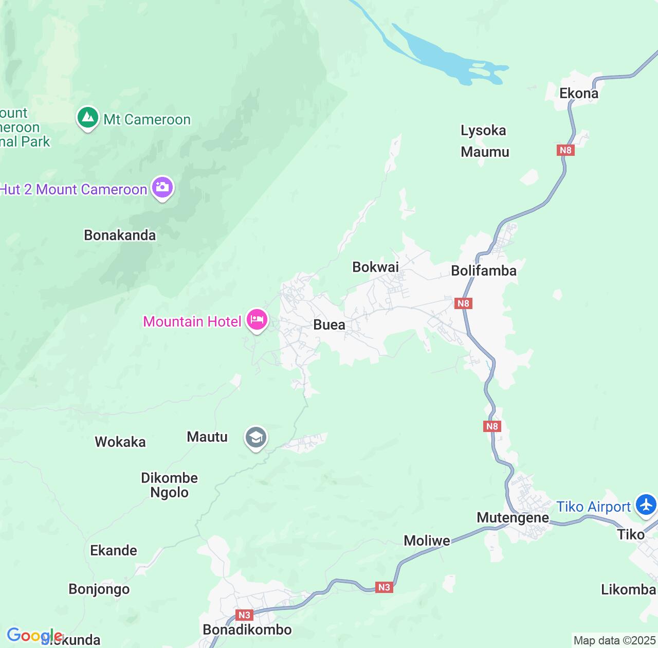 Map image for Intellectual Property Lawyers in Buea and South-West IP firms at coordinates  ; .