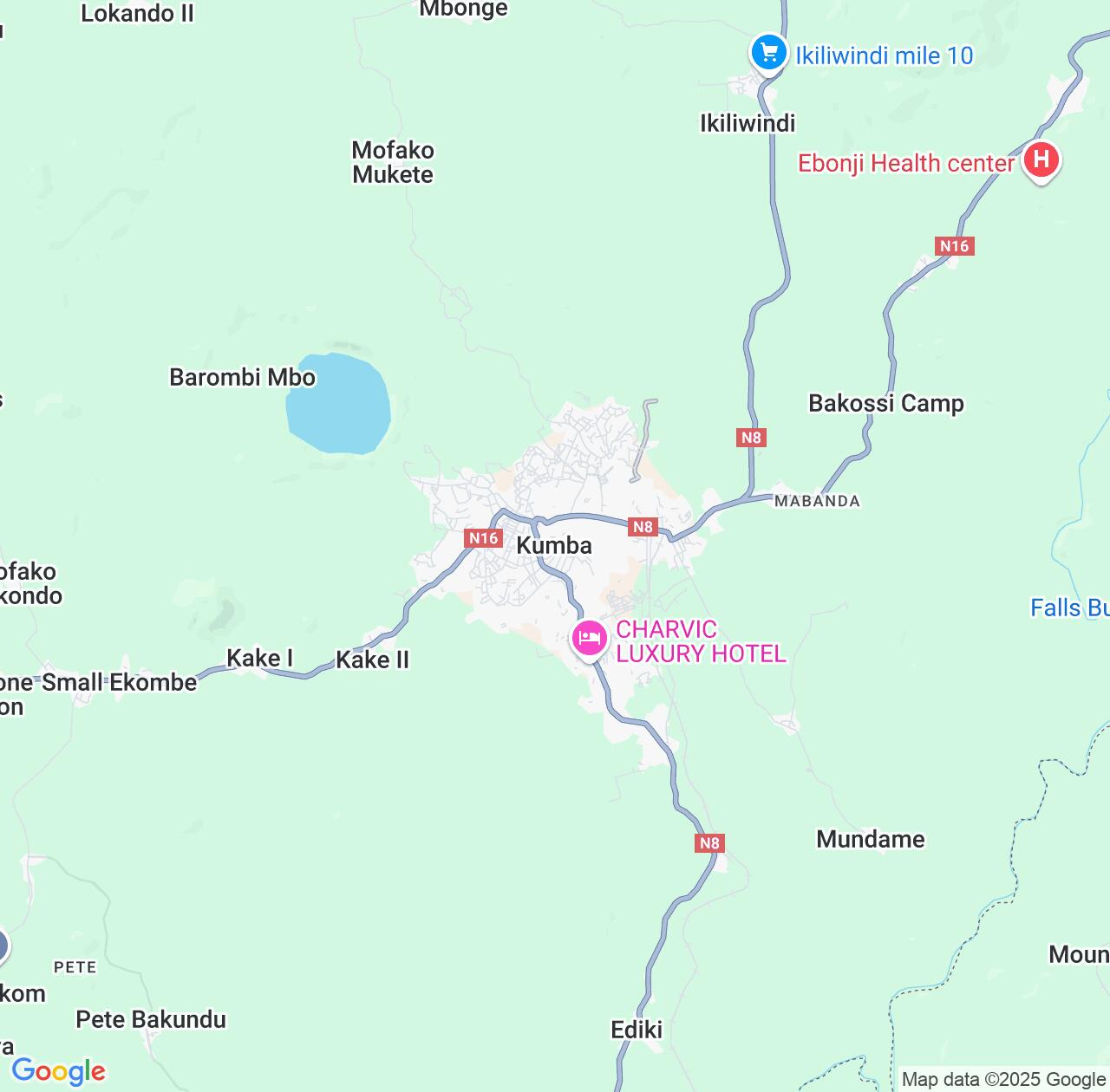 Map image for Intellectual Property Lawyers in Kumba and South-West IP firms at coordinates  ; .