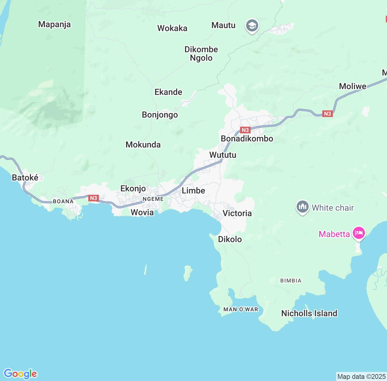 Map image for Intellectual Property Lawyers in Limbe and South-West IP firms at coordinates  ; .