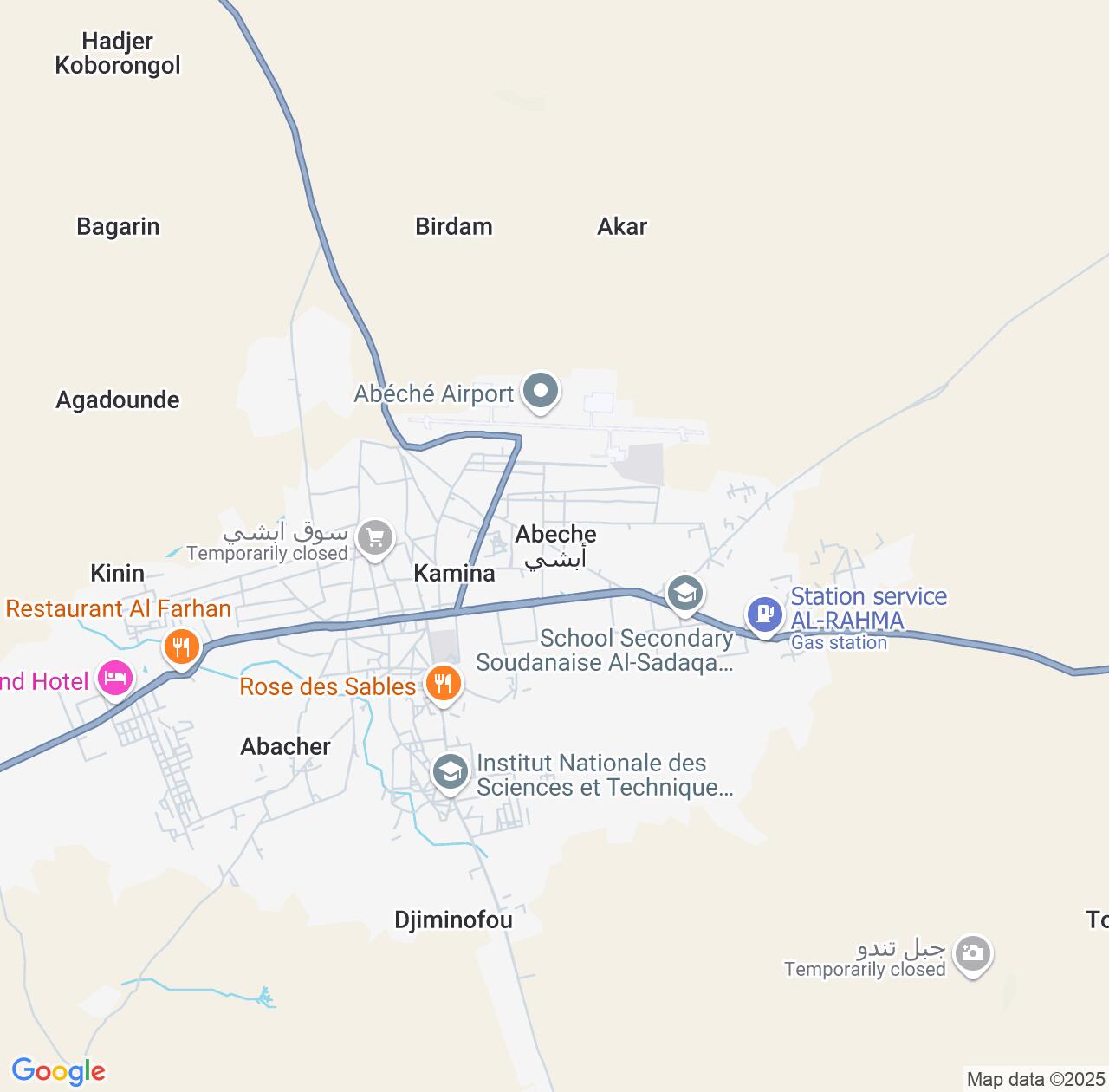 Map image for Intellectual Property Lawyers in Abeche and Ouadaï IP firms at coordinates  ; .