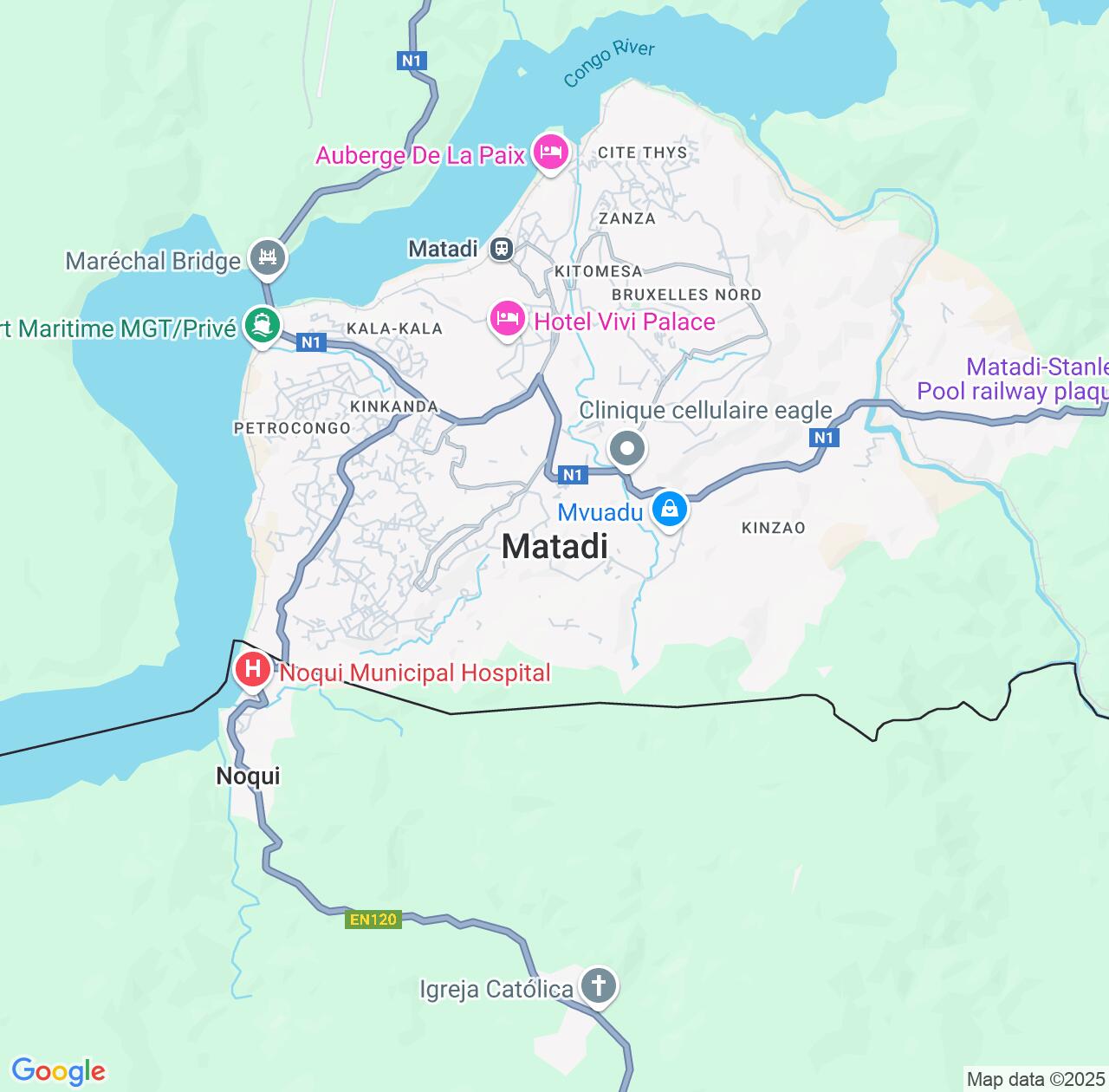 Map image for Intellectual Property Lawyers in Matadi and Bas-Congo IP firms at coordinates  ; .