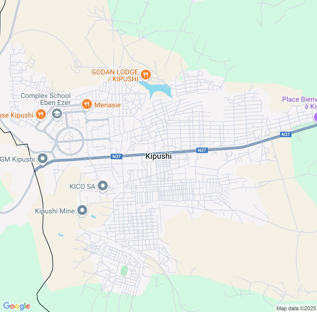 Map image for Intellectual Property Lawyers in Kipushi and Haut-Katanga IP firms at coordinates  ; .