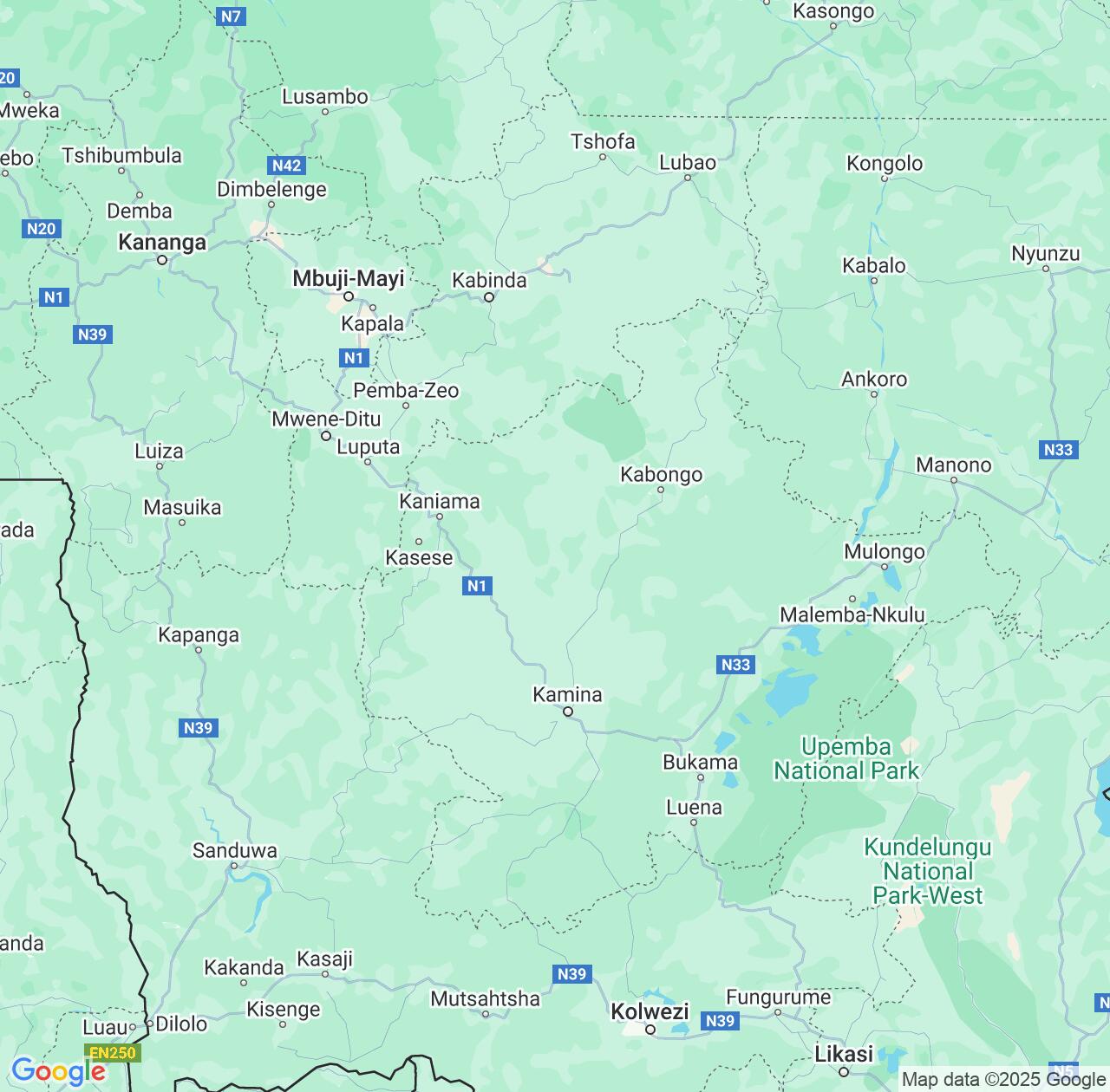 Map image for Intellectual Property Lawyers in Haut-Lomami and Democratic Republic of the Congo IP firms at coordinates  ; .