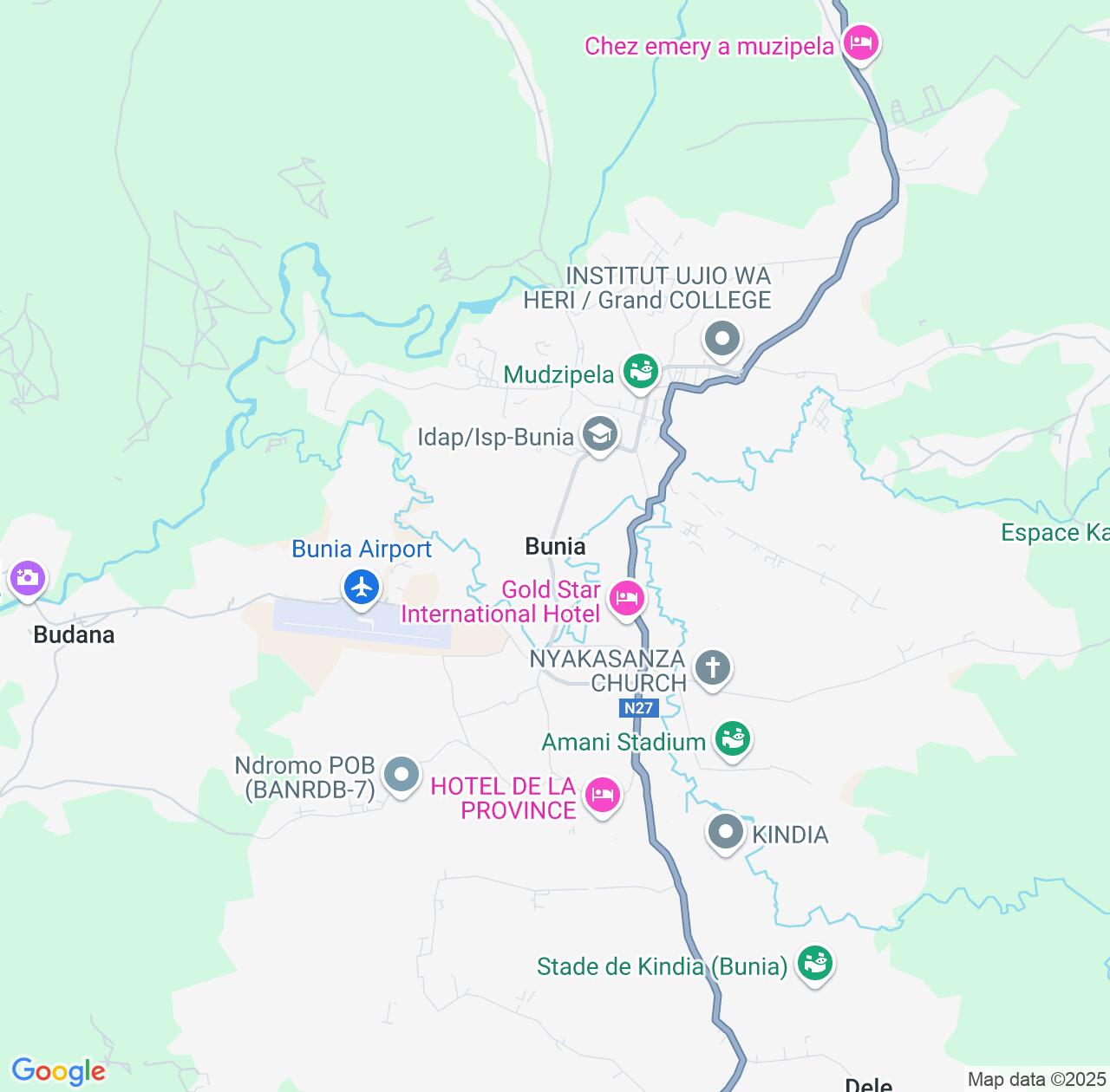 Map image for Intellectual Property Lawyers in Bunia and Ituri IP firms at coordinates  ; .