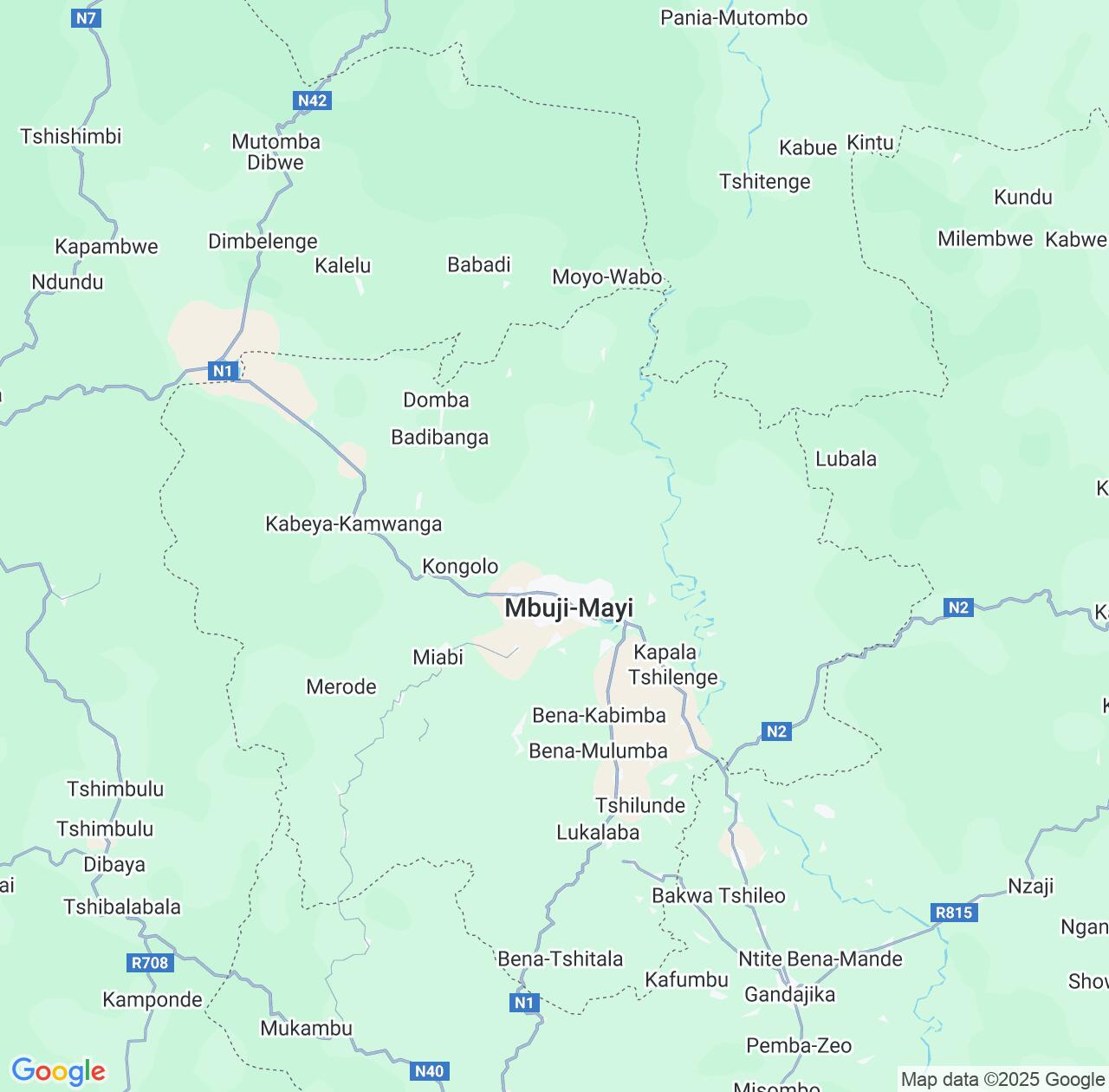 Map image for Intellectual Property Lawyers in Kasaï-Oriental and Democratic Republic of the Congo IP firms at coordinates  ; .