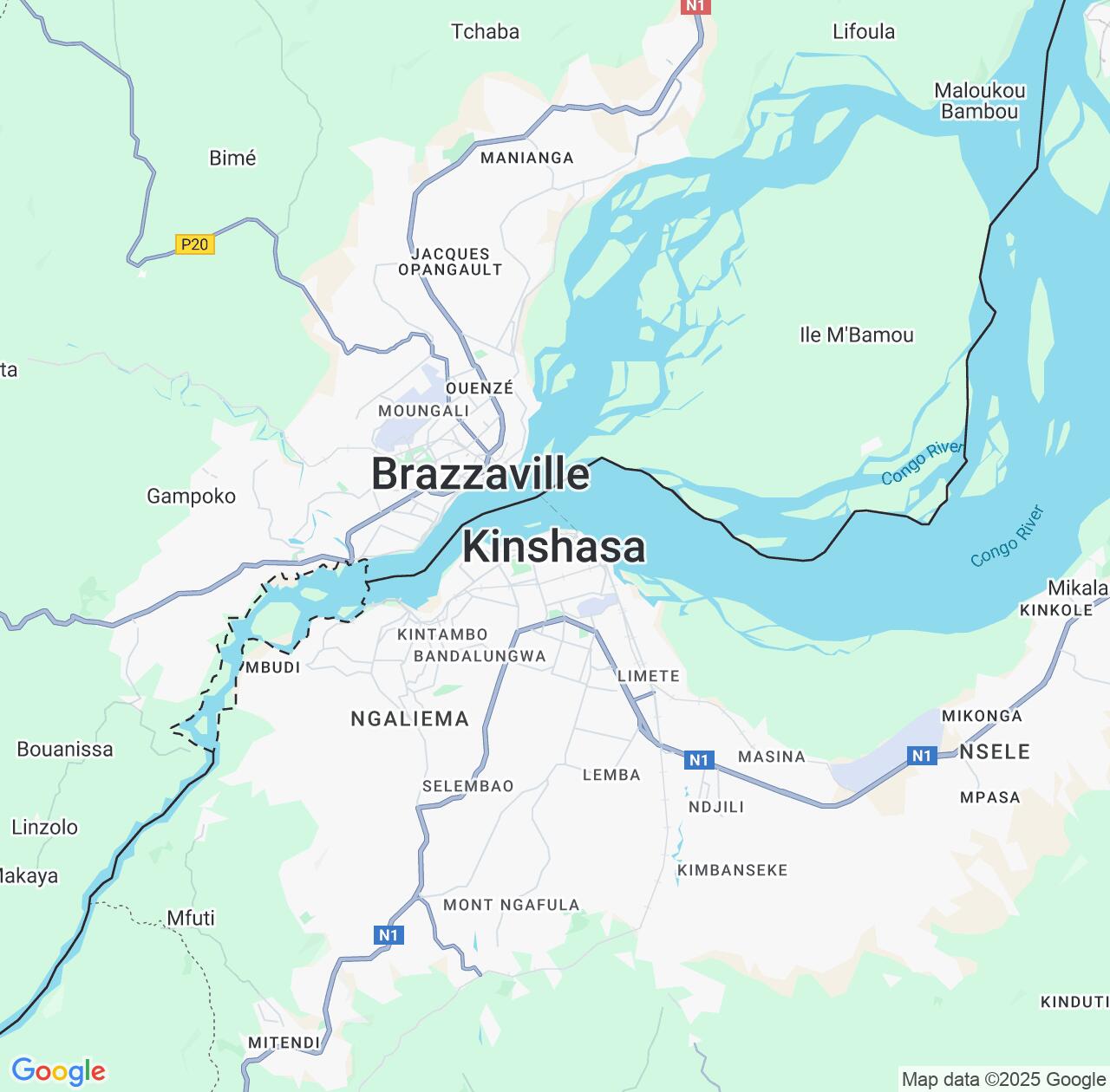 Map image for Intellectual Property Lawyers in Kinshasa and Democratic Republic of the Congo IP firms at coordinates  ; .