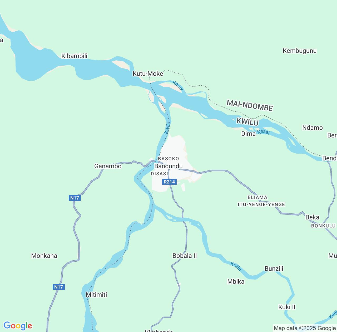 Map image for Intellectual Property Lawyers in Bandundu Province and Kwilu IP firms at coordinates  ; .