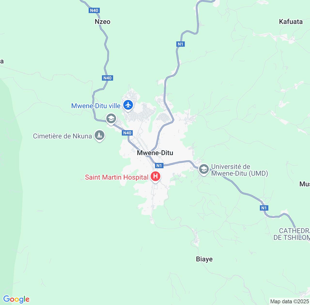 Map image for Intellectual Property Lawyers in Mwene-Ditu and Lomami IP firms at coordinates  ; .