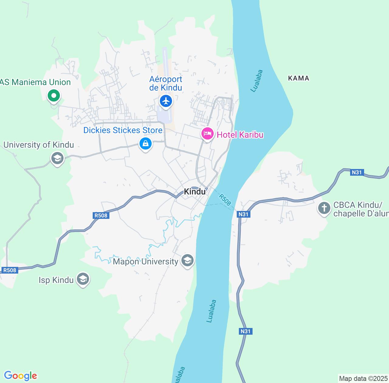Map image for Intellectual Property Lawyers in Kindu and Maniema IP firms at coordinates  ; .