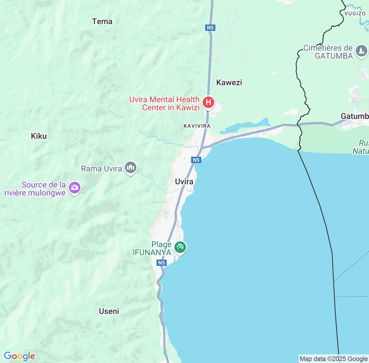 Map image for Intellectual Property Lawyers in Uvira and South Kivu IP firms at coordinates  ; .