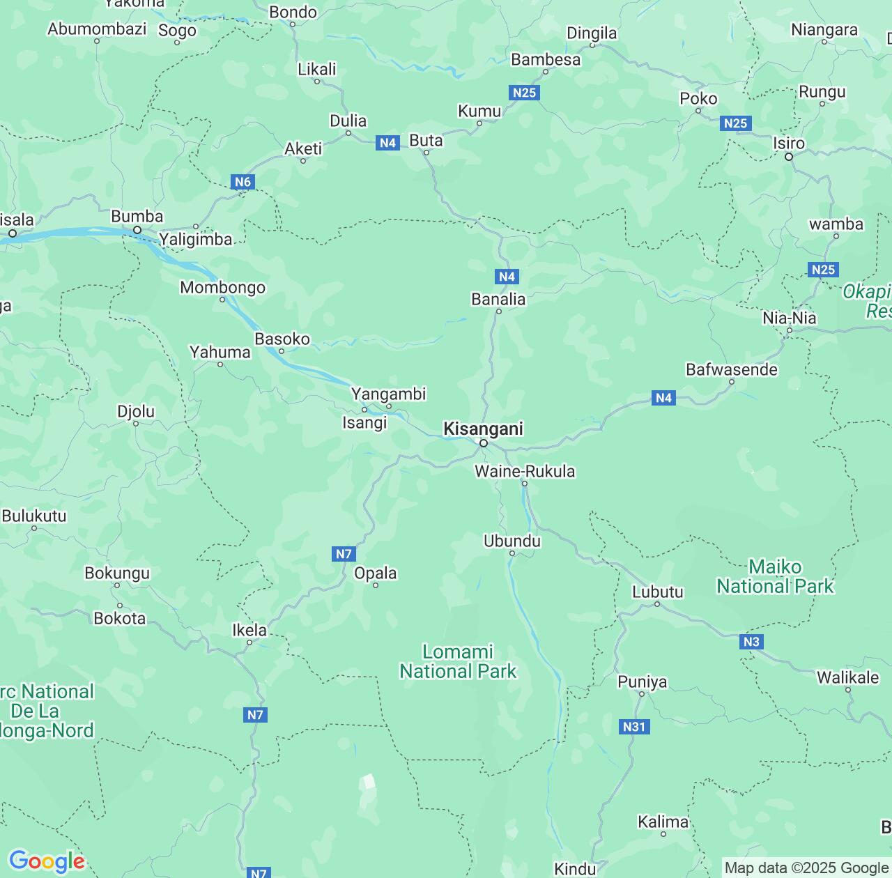 Map image for Intellectual Property Lawyers in Tshopo and Democratic Republic of the Congo IP firms at coordinates  ; .