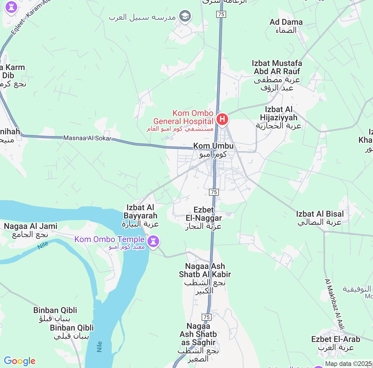 Map image for Intellectual Property Lawyers in Kom Ombo and Aswan IP firms at coordinates  ; .