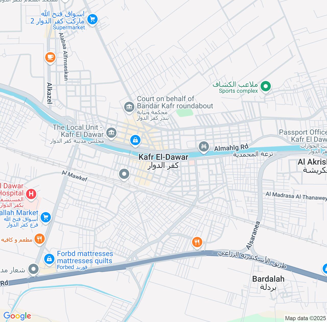 Map image for Intellectual Property Lawyers in Kafr ad Dawwar and Beheira IP firms at coordinates  ; .