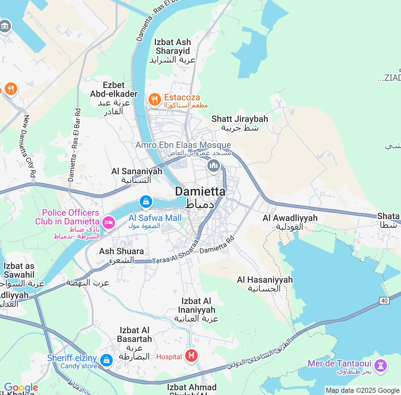 Map image for Intellectual Property Lawyers in Damietta and Egypt IP firms at coordinates  ; .