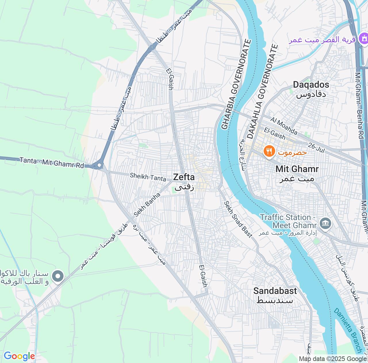 Map image for Intellectual Property Lawyers in Zefta and Gharbia IP firms at coordinates  ; .
