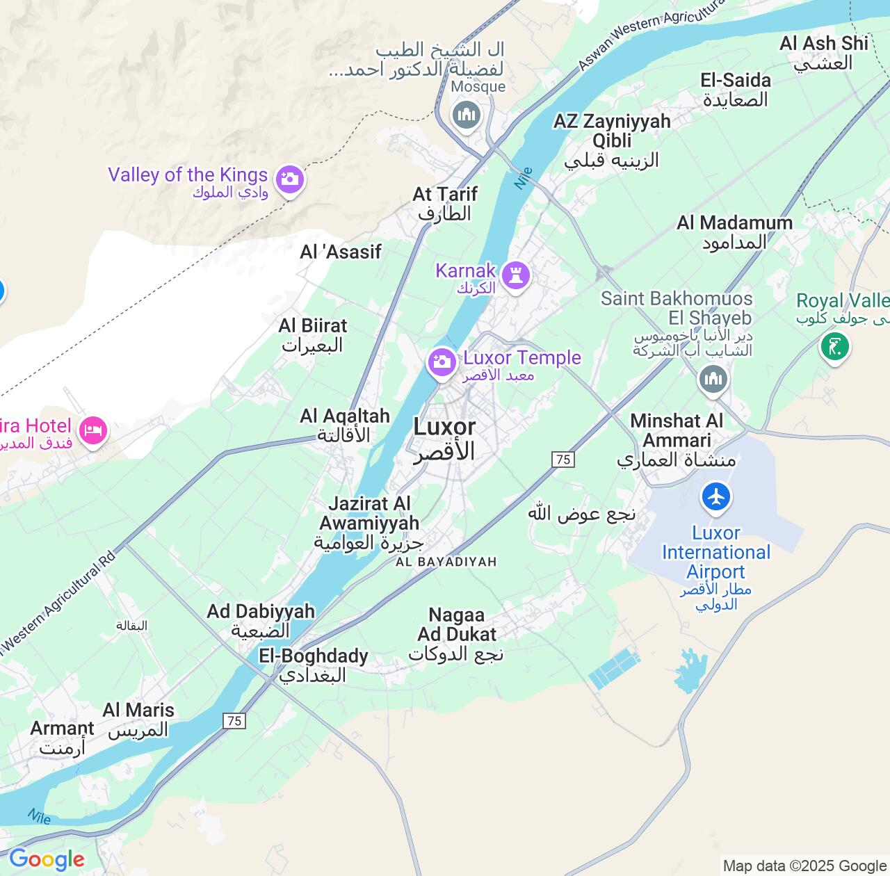 Map image for Intellectual Property Lawyers in Luxor and Egypt IP firms at coordinates  ; .
