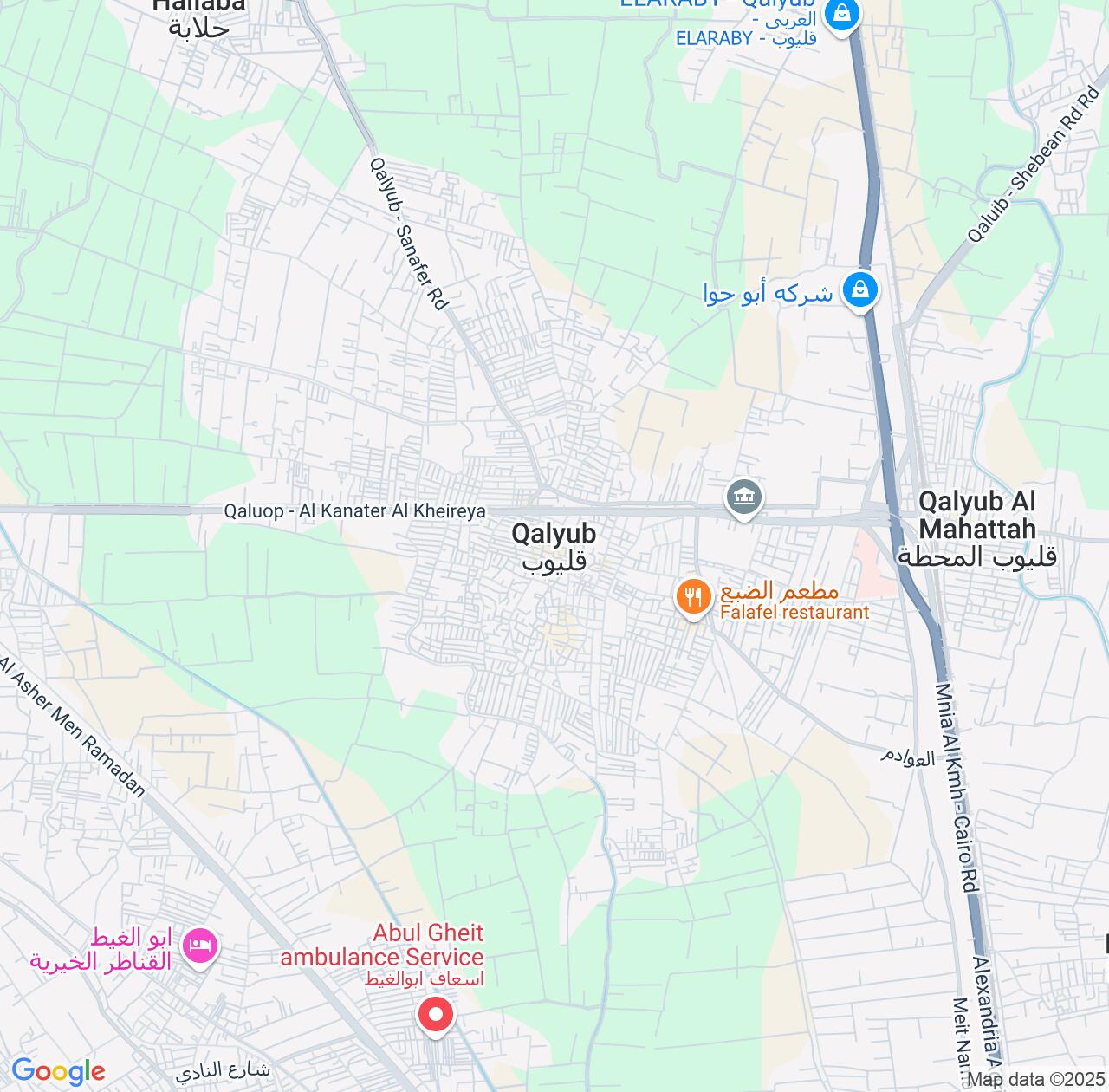 Map image for Intellectual Property Lawyers in Qalyub and Qalyubia IP firms at coordinates  ; .