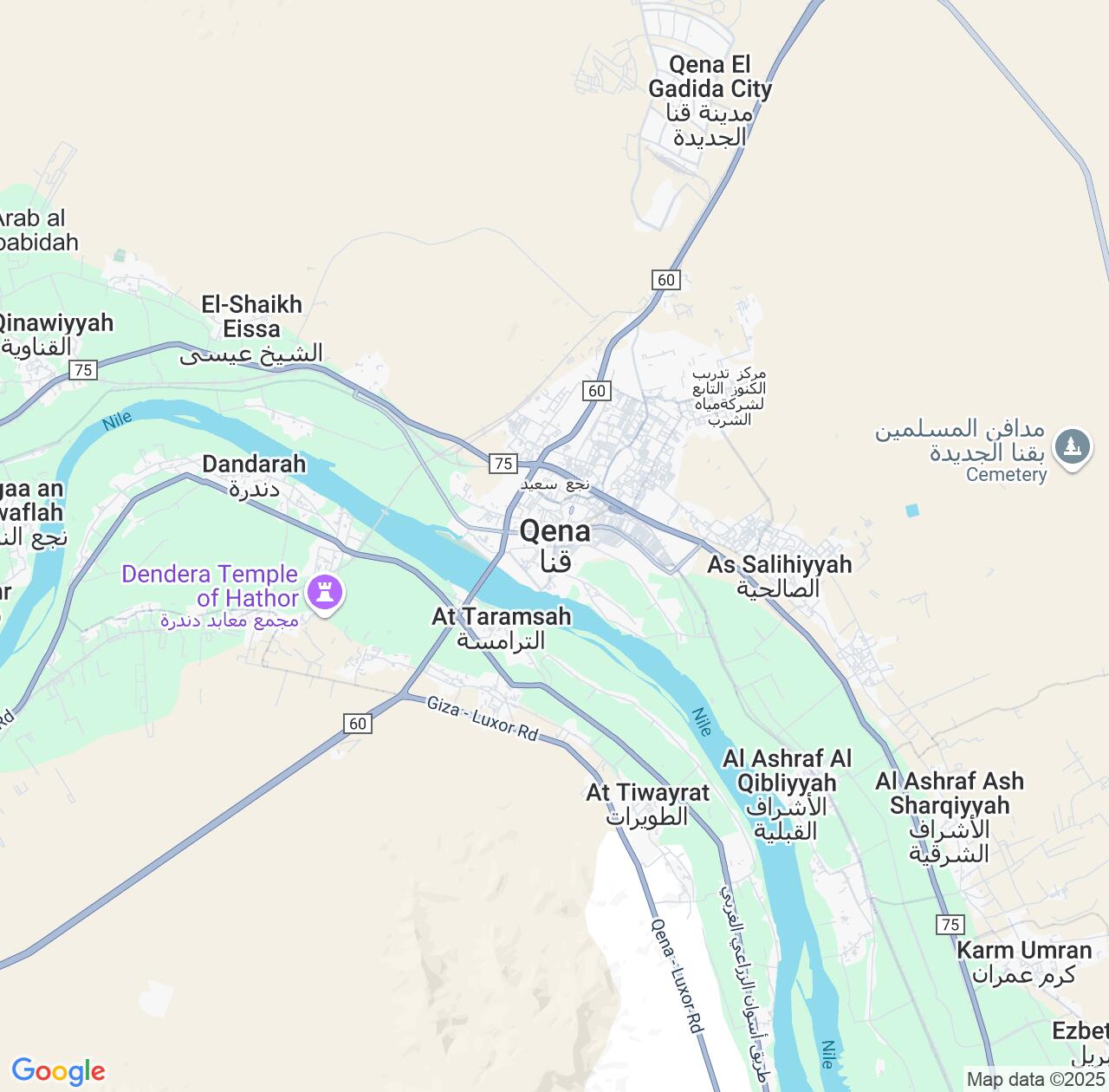 Map image for Intellectual Property Lawyers in Qina and Qena IP firms at coordinates  ; .