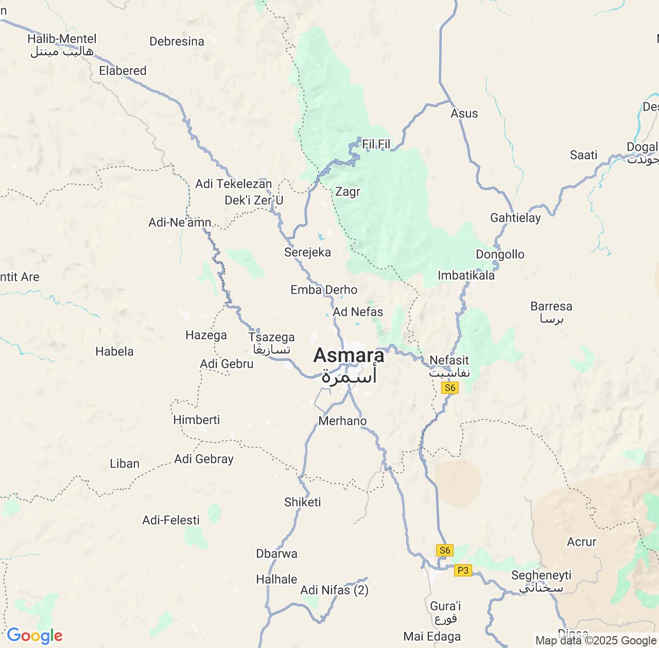 Map image for Intellectual Property Lawyers in Maekel and Eritrea IP firms at coordinates  ; .