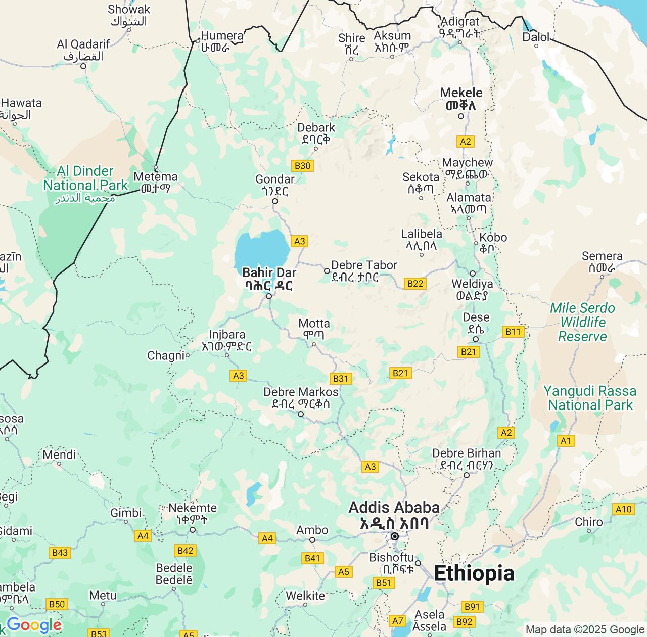 Map image for Intellectual Property Lawyers in Amhara and Ethiopia IP firms at coordinates  ; .