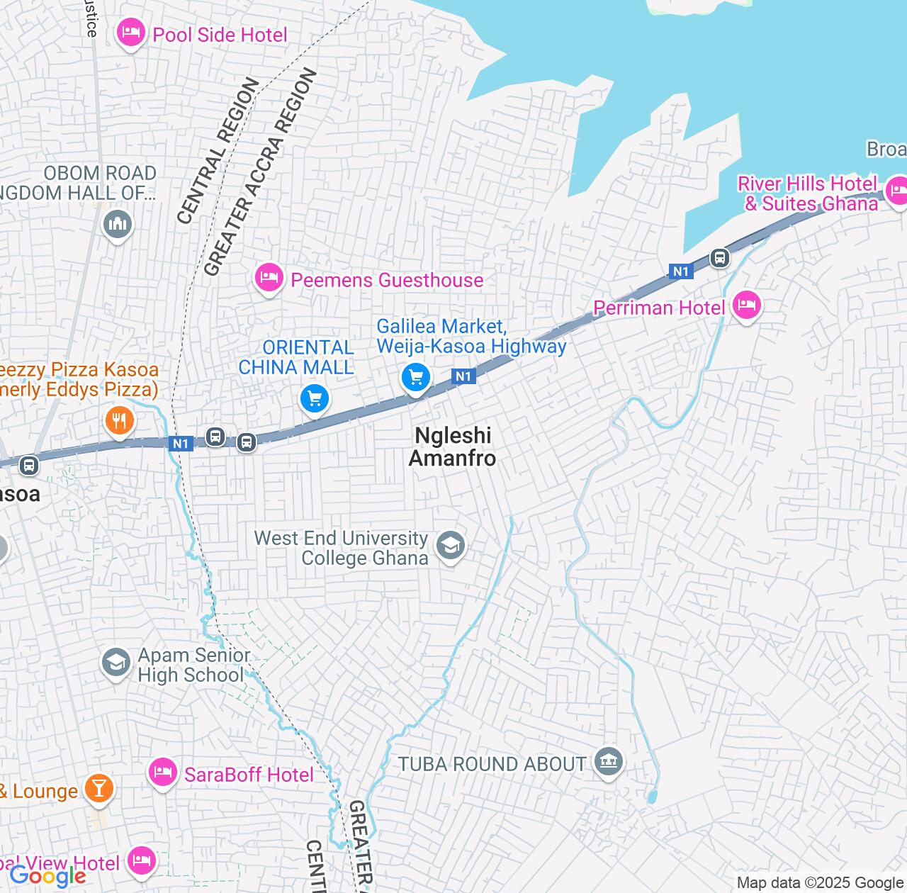 Map image for Intellectual Property Lawyers in Amanfrom and Greater Accra IP firms at coordinates  ; .