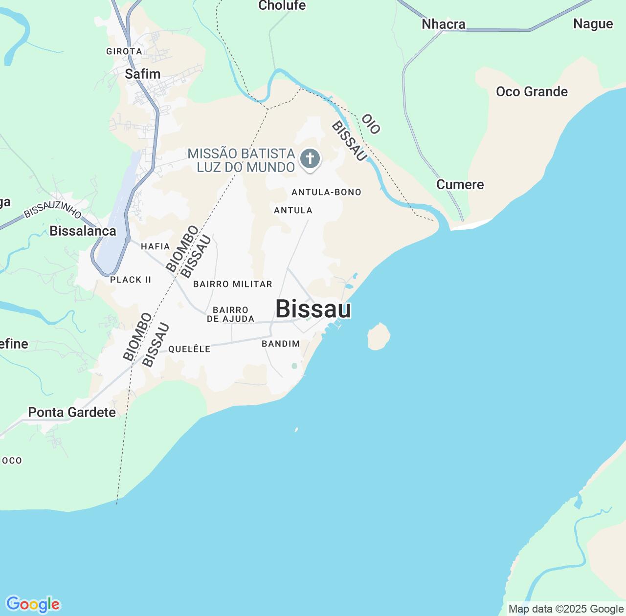 Map image for Intellectual Property Lawyers in Bissau and Guinea-Bissau IP firms at coordinates  ; .