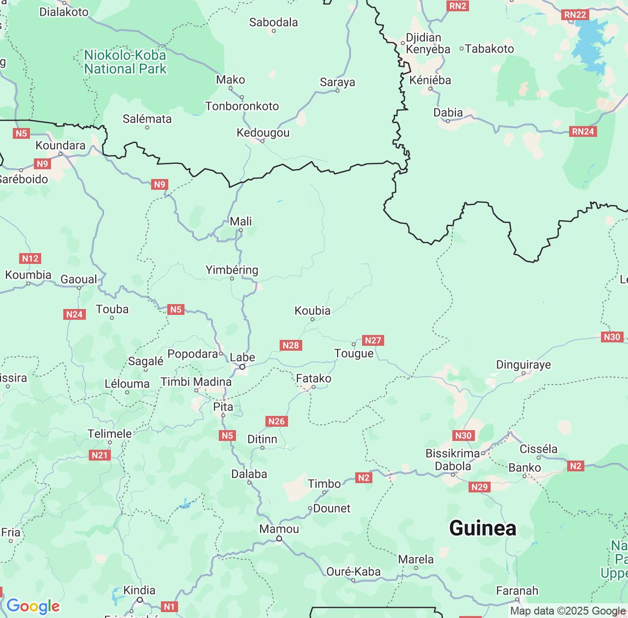 Map image for Intellectual Property Lawyers in Labé Region and Guinea IP firms at coordinates  ; .