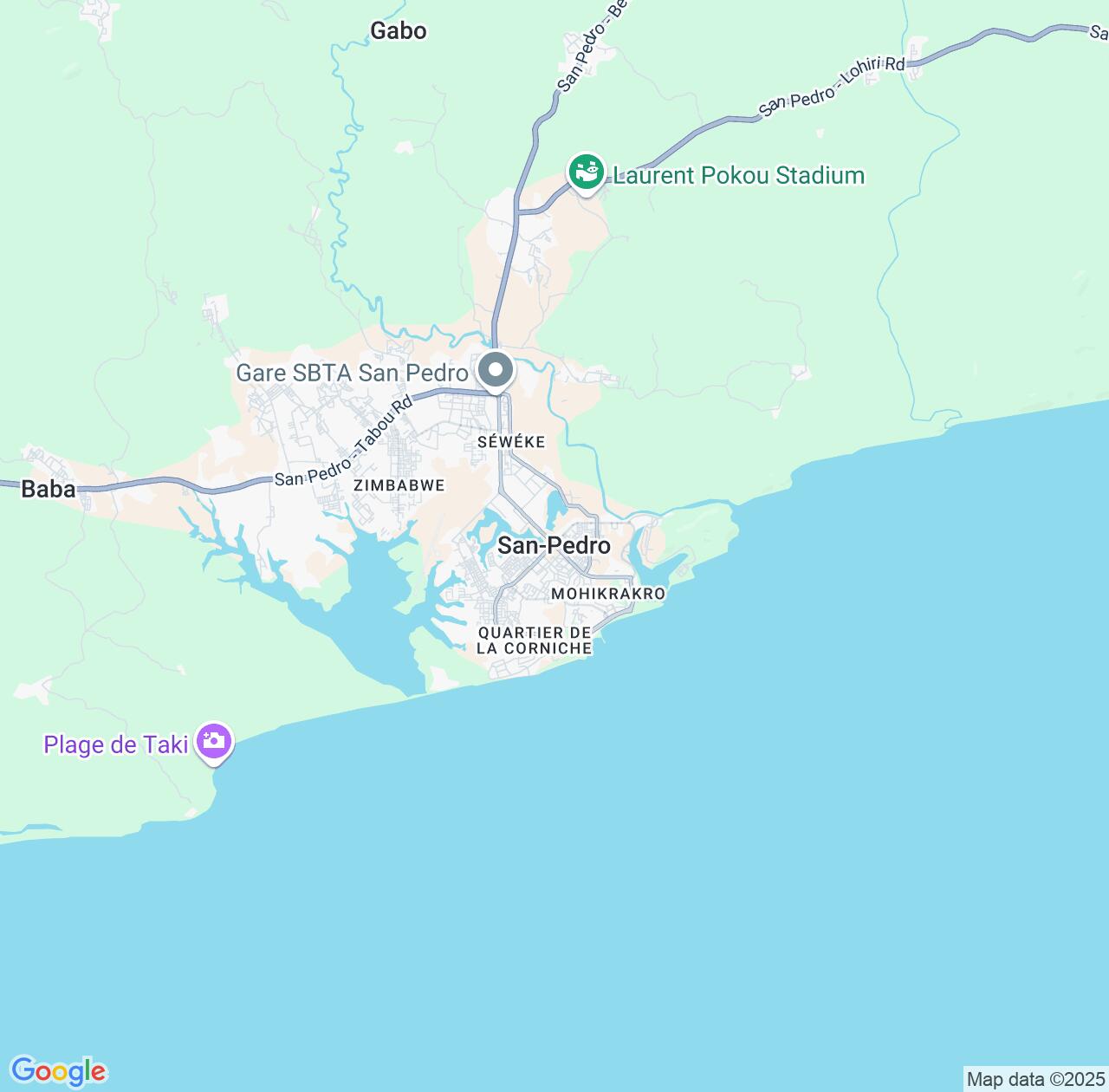 Map image for Intellectual Property Lawyers in San-Pedro and Bas-Sassandra District IP firms at coordinates  ; .