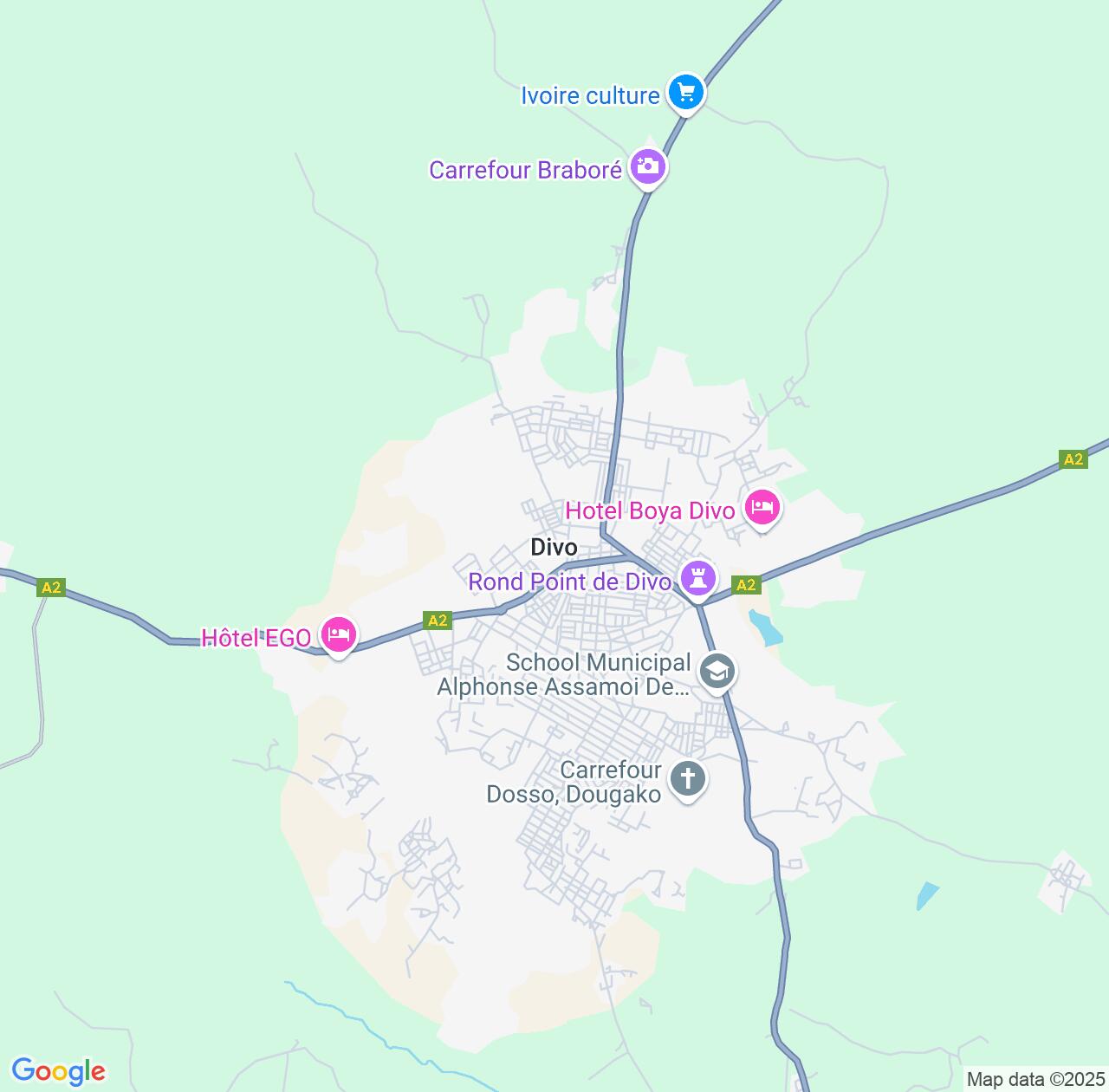 Map image for Intellectual Property Lawyers in Divo and Gôh-Djiboua IP firms at coordinates  ; .