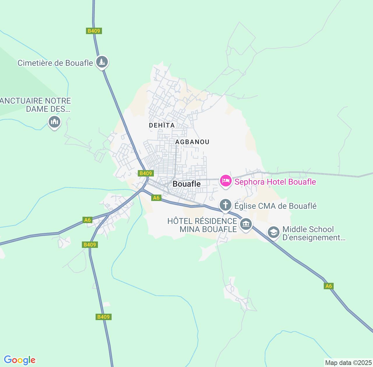 Map image for Intellectual Property Lawyers in Bouafle and Sassandra-Marahoué IP firms at coordinates  ; .