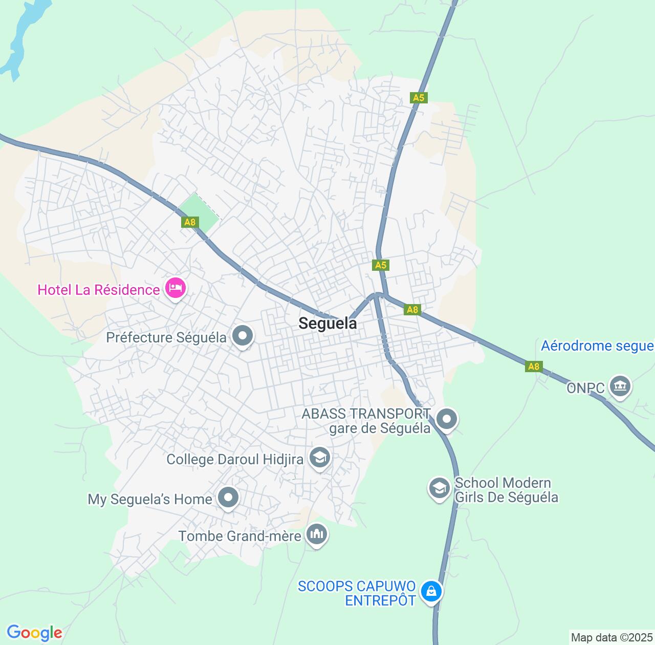 Map image for Intellectual Property Lawyers in Seguela and Woroba IP firms at coordinates  ; .