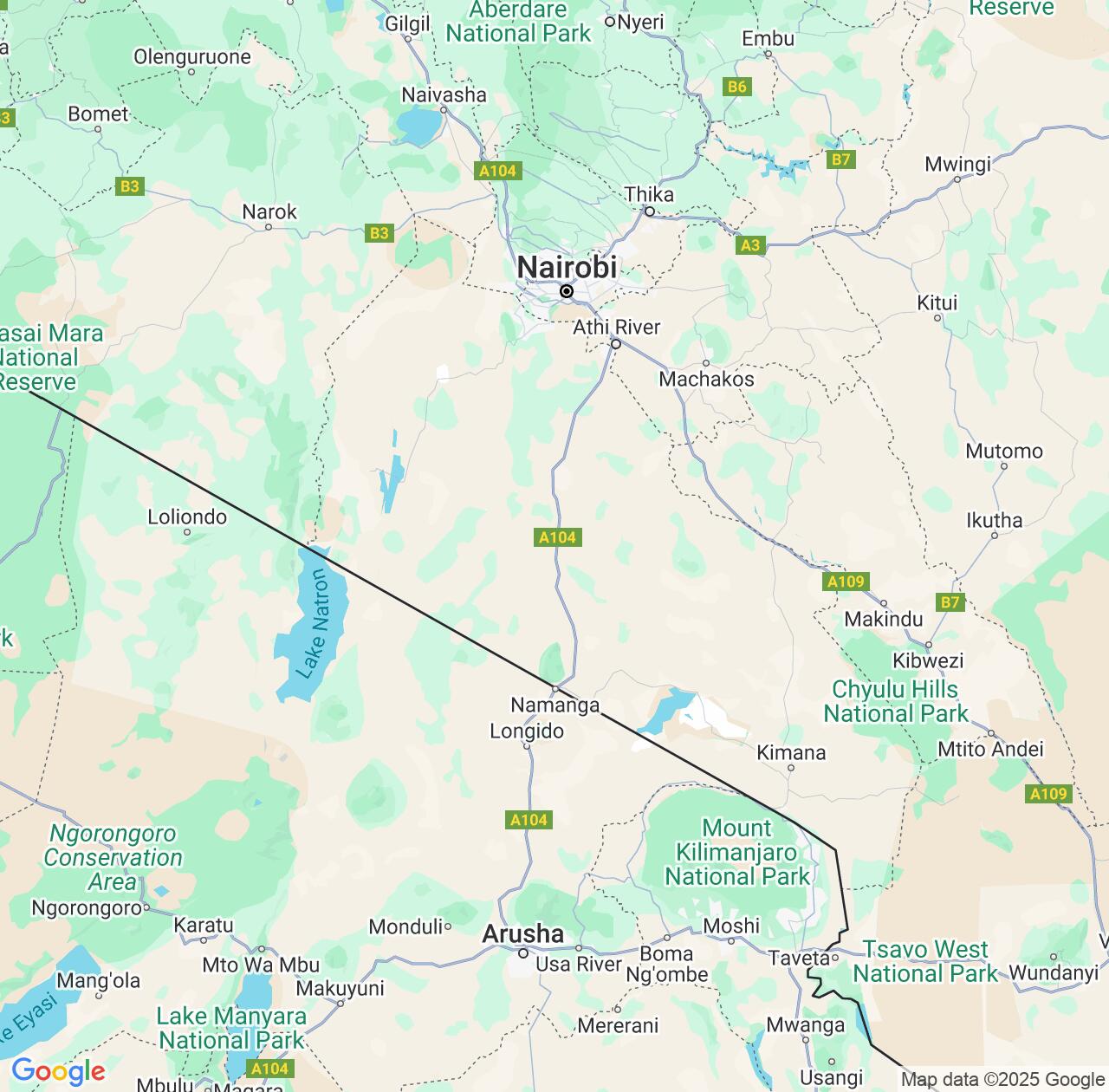 Map image for Intellectual Property Lawyers in Kajiado County and Kenya IP firms at coordinates  ; .