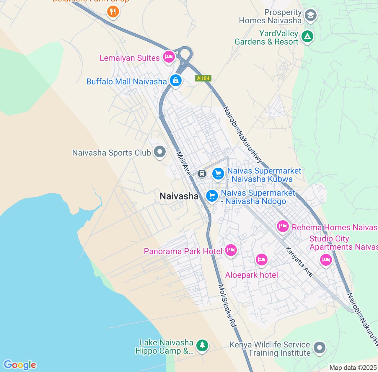 Map image for Intellectual Property Lawyers in Naivasha and Nakuru County IP firms at coordinates  ; .