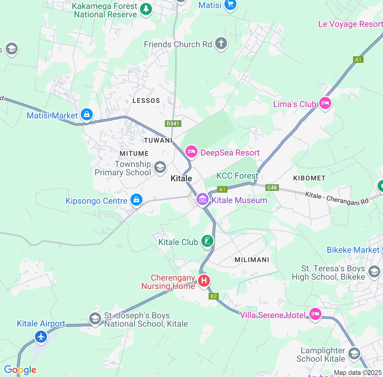 Map image for Intellectual Property Lawyers in Kitale and Trans Nzoia IP firms at coordinates  ; .