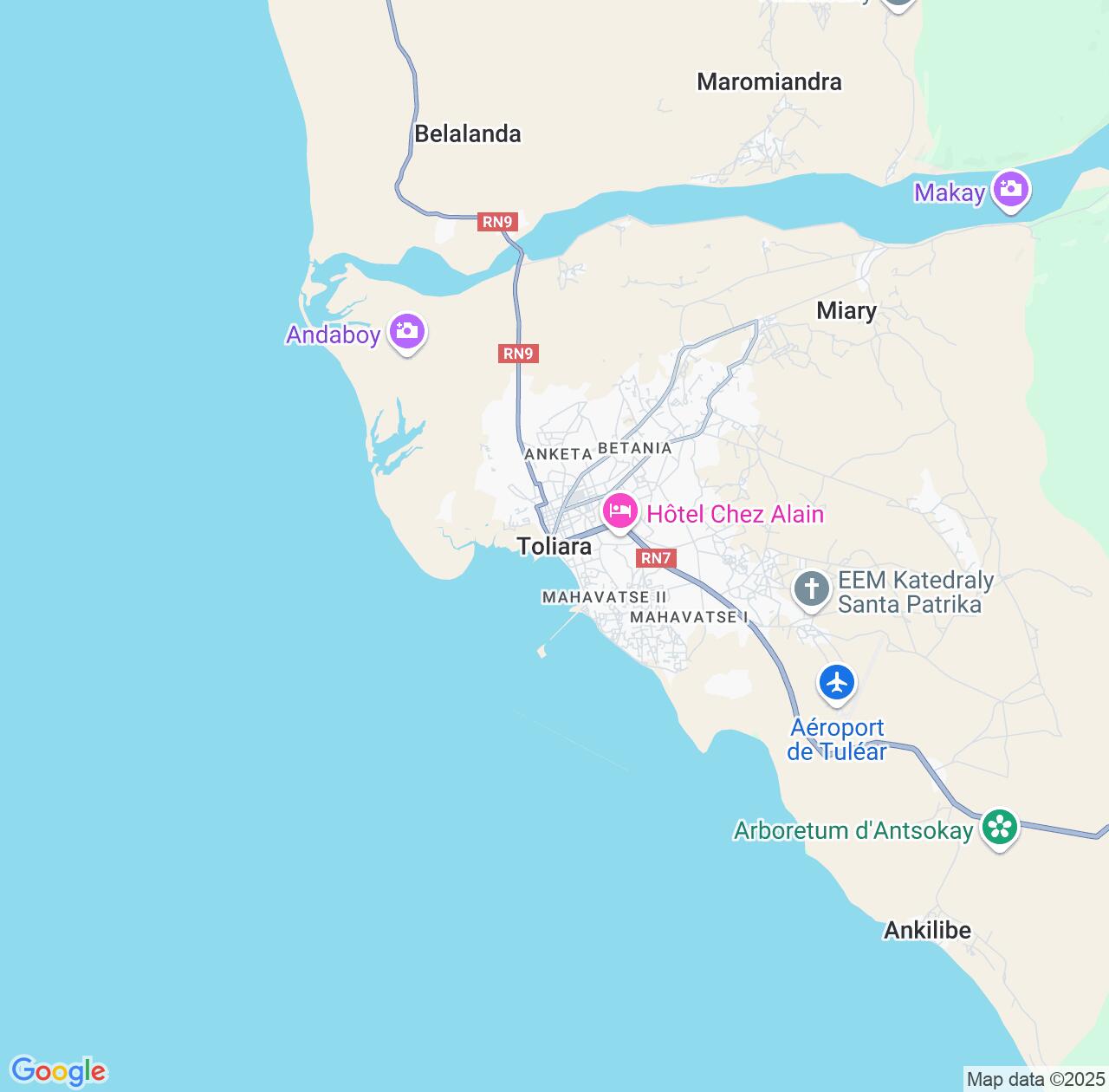 Map image for Intellectual Property Lawyers in Toliara and Atsimo-Andrefana IP firms at coordinates  ; .