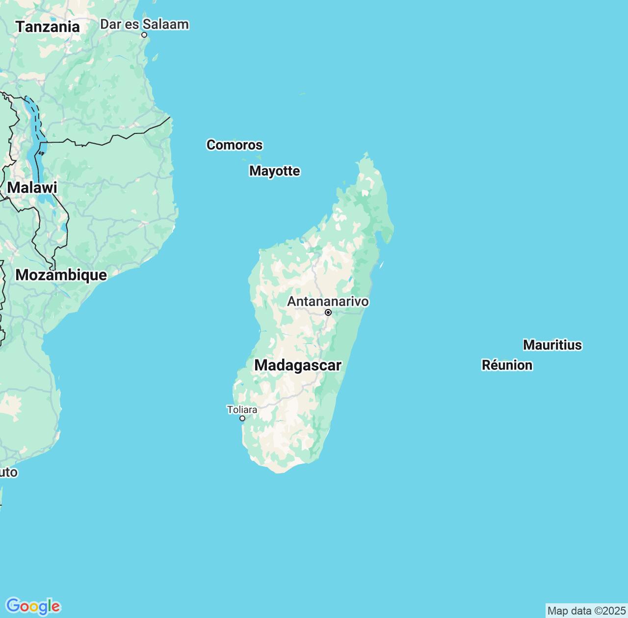 Map image for Intellectual Property Lawyers in Madagascar and Africa IP firms at coordinates  ; .