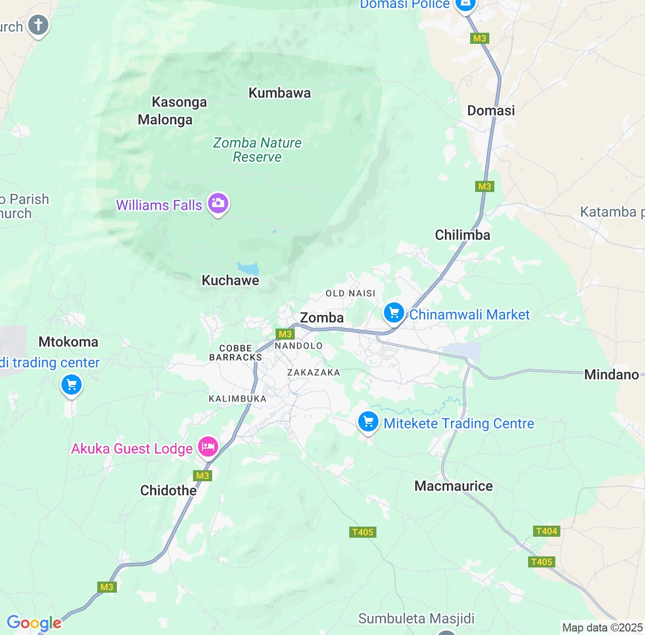 Map image for Intellectual Property Lawyers in Zomba and Southern Region IP firms at coordinates  ; .
