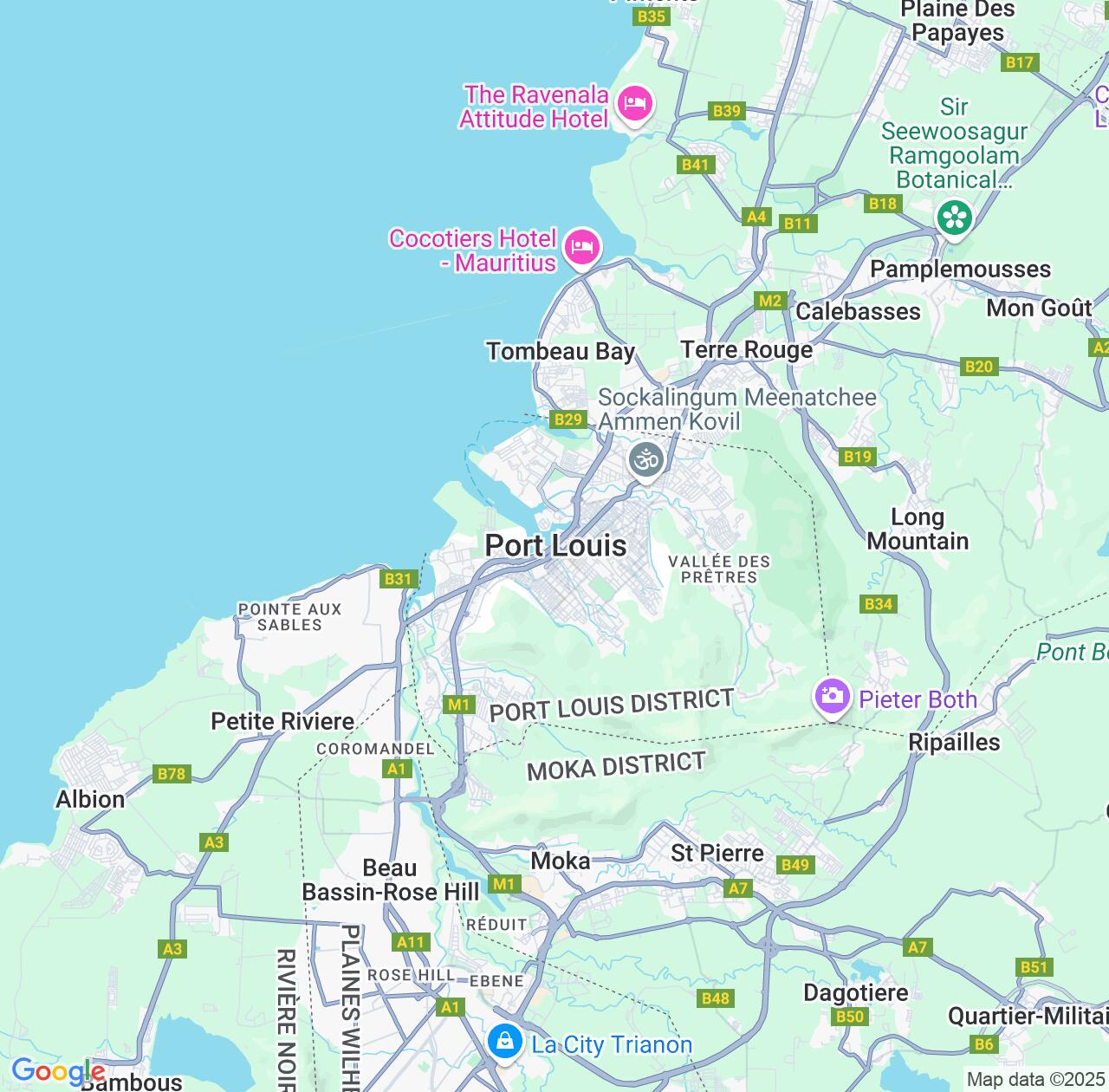 Map image for Intellectual Property Lawyers in Port Louis and Mauritius IP firms at coordinates  ; .