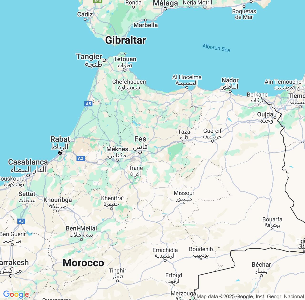 Map image for Intellectual Property Lawyers in Fès-Meknès and Morocco IP firms at coordinates  ; .